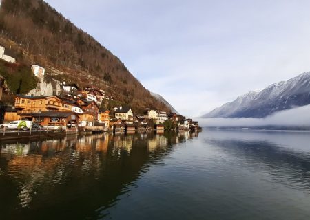 round trip in Austria in Winter